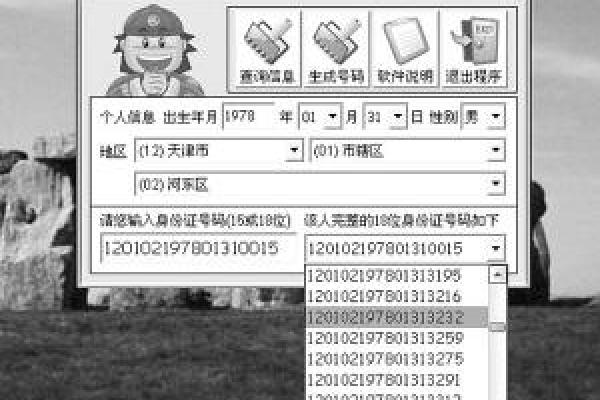 身份证号测试吉凶