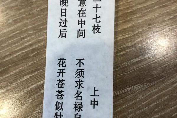 佛祖灵签第3签考试