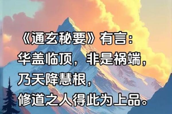 命中有华盖的人不要算命吗