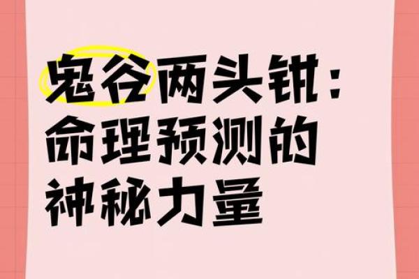 《鬼谷秘传算命术》