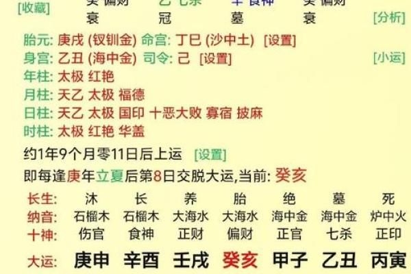 八字大运