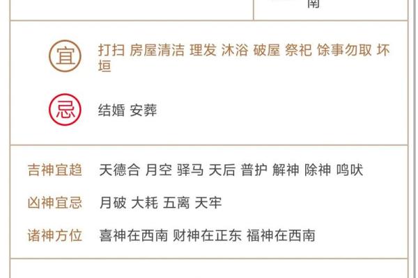 今日农历黄历查询