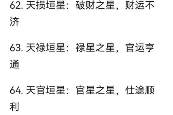 紫薇斗数中化禄星都有哪些