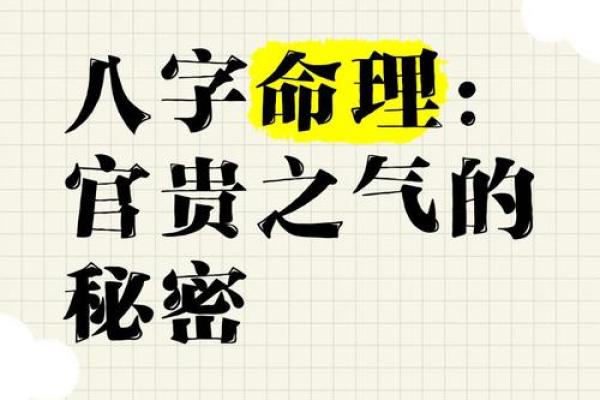 官贵八字