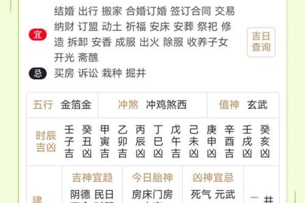 老黄历择日 2024虎年11月开业黄道吉日查询时间一览表