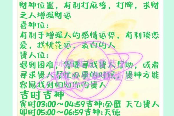 不同方位有着不同的运势