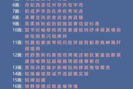 姓名笔画配对关系 姓名笔画配对表？