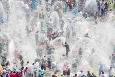 节日节气民俗节日，傣族泼水节