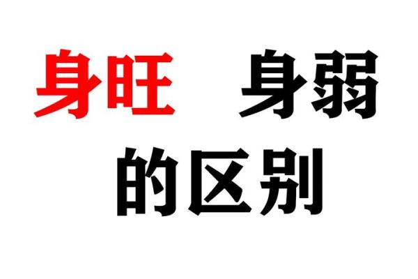 八字身弱
