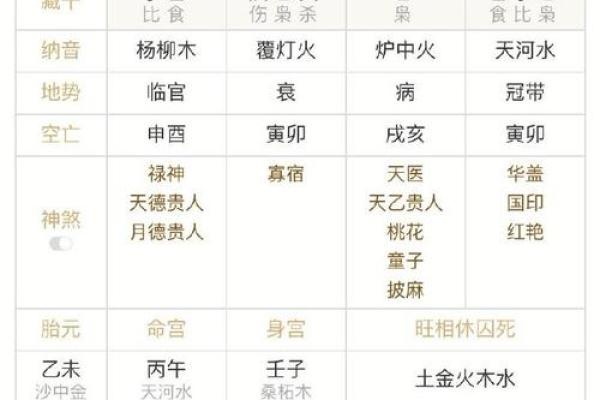 八字火命