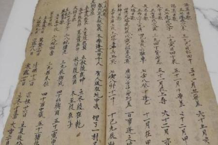 清代写本算命书