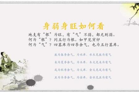 八字身弱