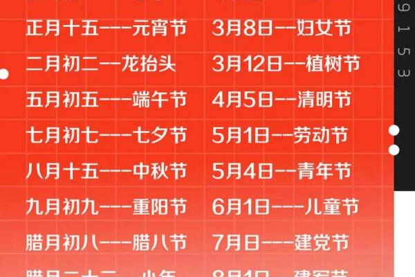 我国传统节日有哪些？几月几日