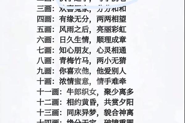 姓名配对笔画教程图片 姓名配对的？