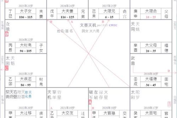 紫薇斗数顺时