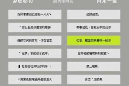 有什么好的qq名字男孩名字大全