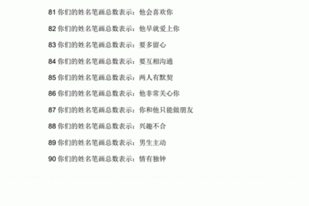 姓名缘分配对