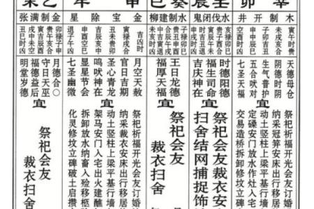 黄历生肖相冲查询,日子相冲对照表