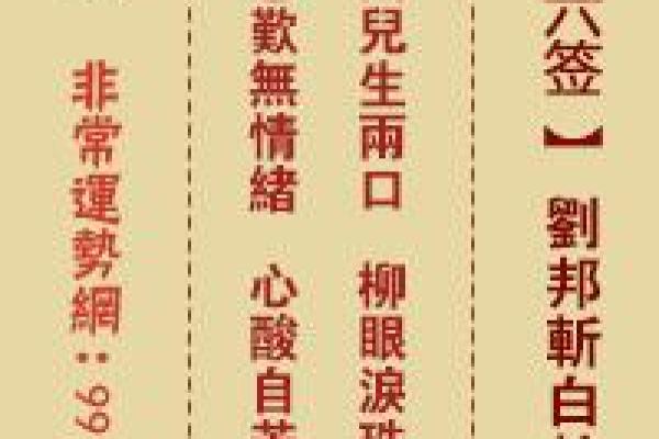 佛祖灵签21签求子
