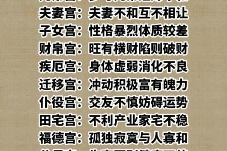 紫薇斗数命宫擎羊陷