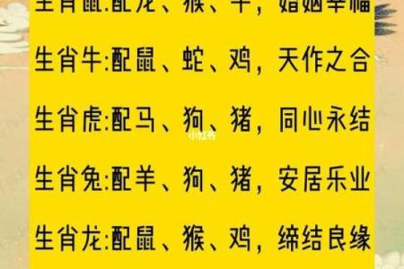 婚姻属相配对，婚姻属相配对大全很准