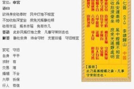 观音灵签100签全解83