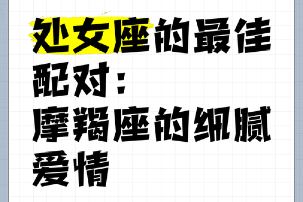 处女座和摩羯座配对指数