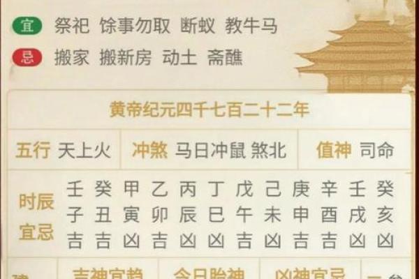 老黄历每日属相相冲  今日黄历每日宜忌
