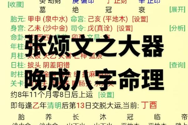 八字喜用神为水