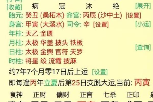 八字看身体