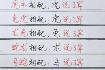 生肖配对，是什么道理？啥属相不合？终于明白了