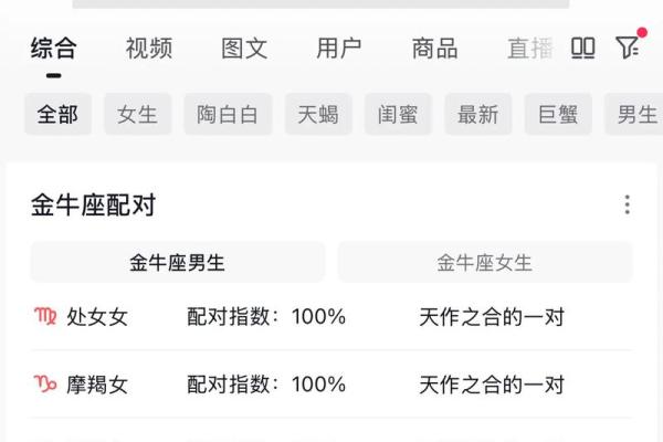 摩羯座和处女座配对指数