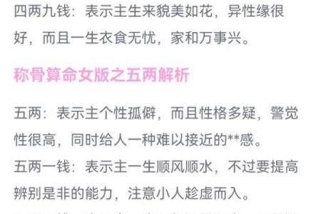 称骨八字