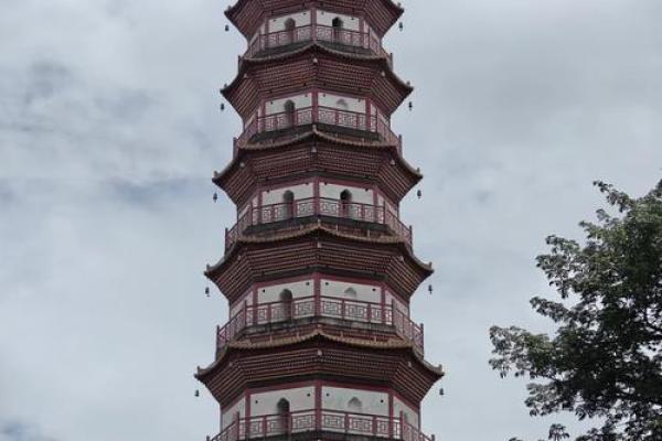 房子前面有塔风水