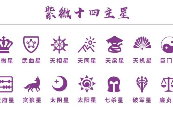 紫微斗数全星一览表,紫微斗数十四主星有哪些