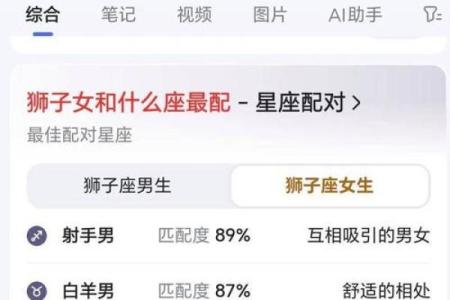 女生狮子座和什么座最配对 狮子座女和什么座最配对男