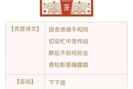 盘古灵签七签