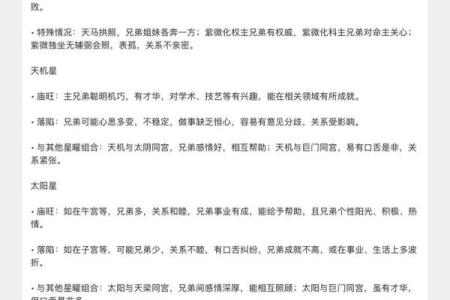 紫薇斗数看兄弟宫化权
