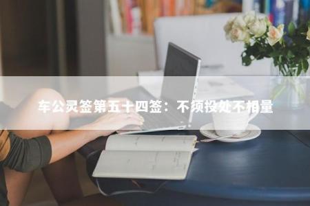 车公灵签第五十四签：不须投处不相量