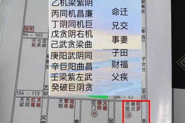 紫薇斗数禁忌