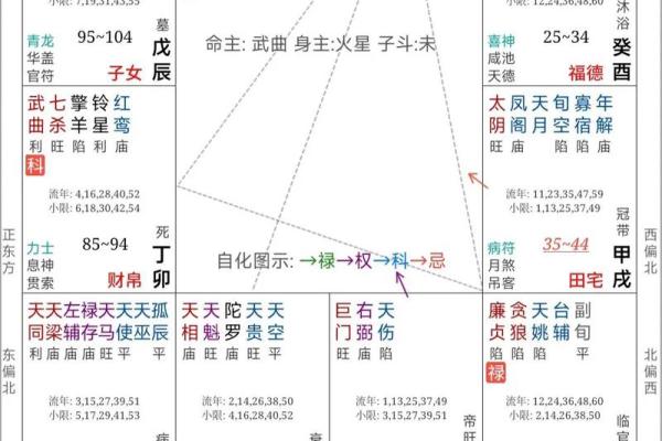 紫微斗数诸星落诸宫之：迁移宫