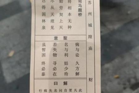灵签第六签是凶是吉