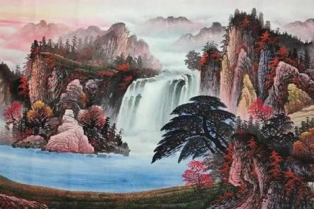 山水画挂多久会改变家居风水