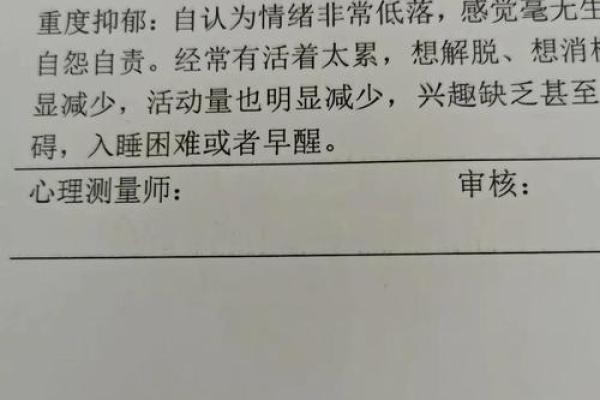 医院专用版抑郁测试90题免费