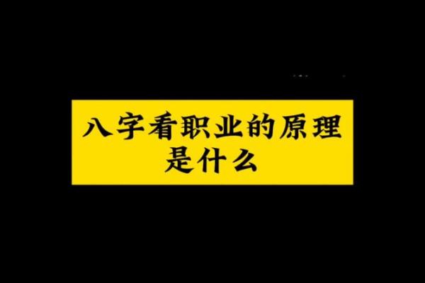 八字看职业