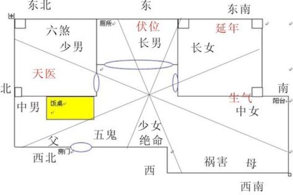 风水中房子的正确摆放图