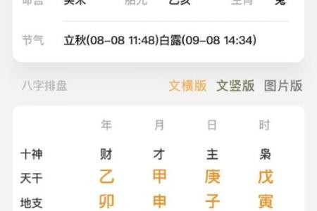 军官的八字