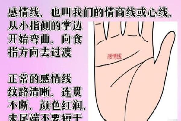 风水解读感情线断开上下两条好不好