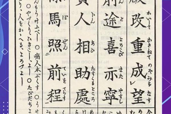 浅草寺灵签99签