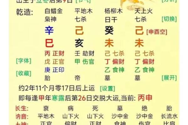 八字三亥